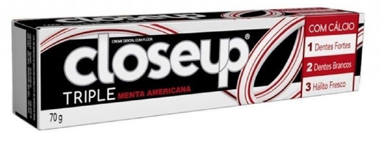 imagem de Creme Dental Closeup 70G Triple Menta Americana