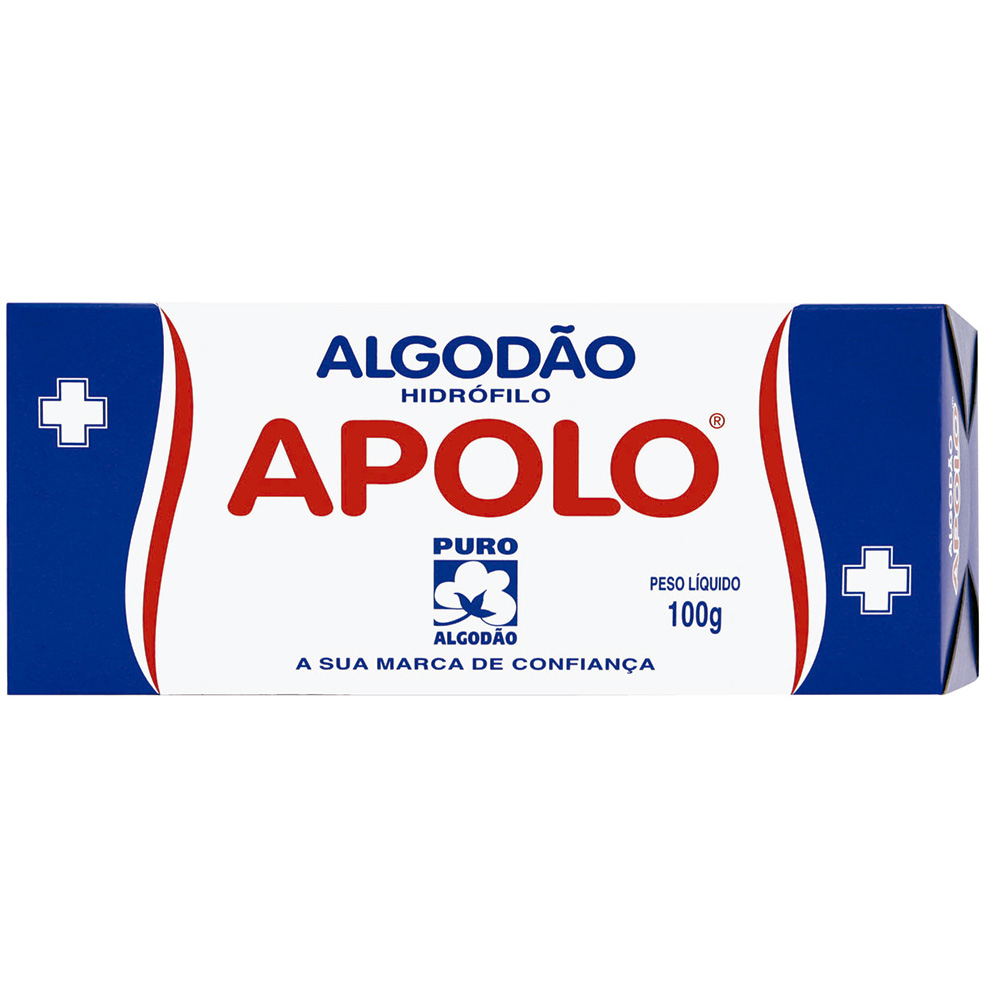 imagem de Algodao Apollo Hidrofilo 100G