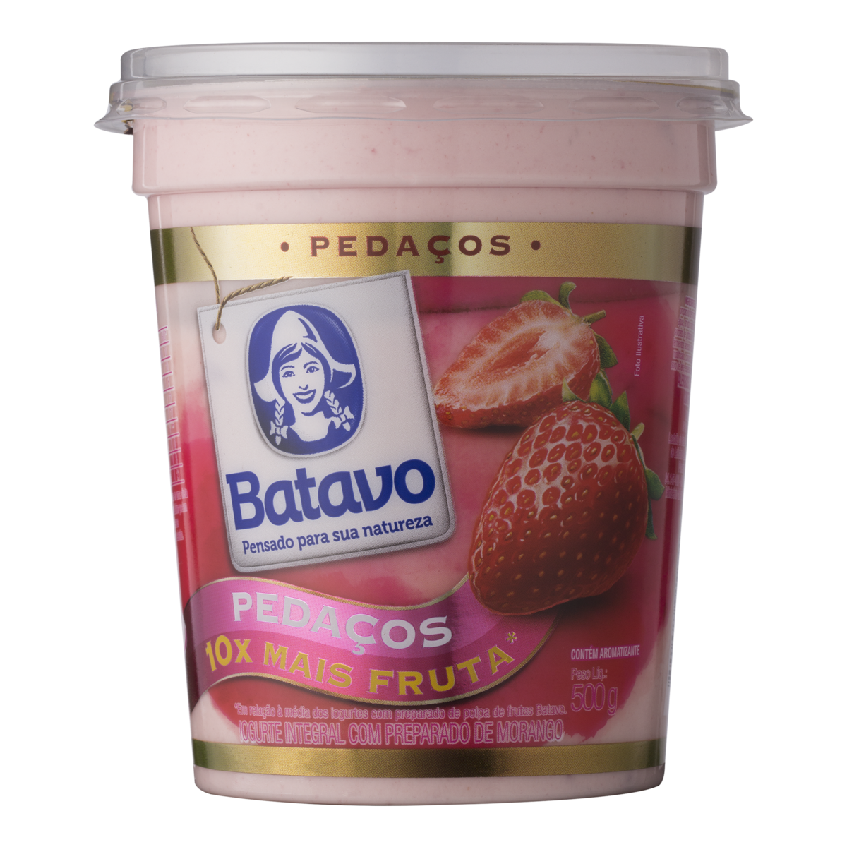 imagem de Iorgute Batavo Ped Frutas Morango 450G