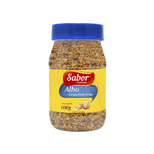 imagem de Tempero Sabor Alho Granulado Frito 100G