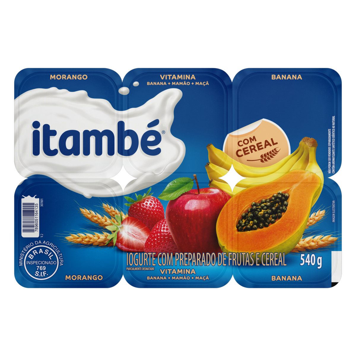 imagem de Iorgute Itambe Com Cereais Polp 510G Com 6