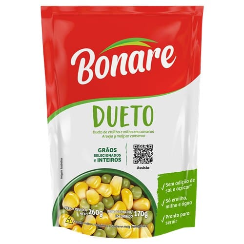 imagem de Ervilha E Milho Bonare Sache 170G