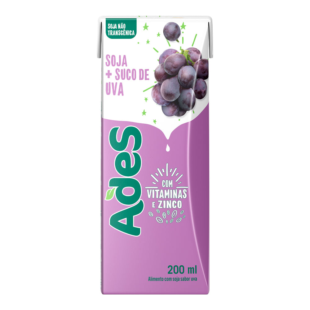 imagem de Bebida Ades Uva 200Ml