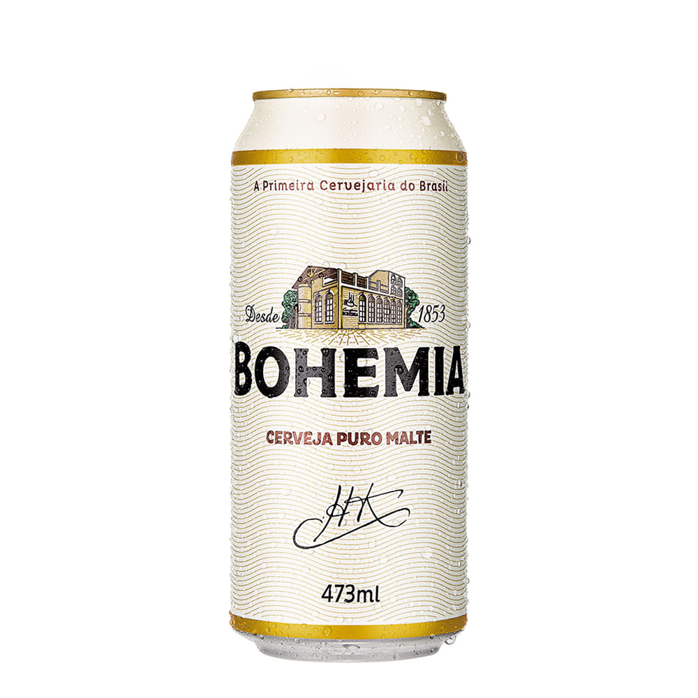 imagem de Cerveja Bohemia Lata Puro Malte 473Ml