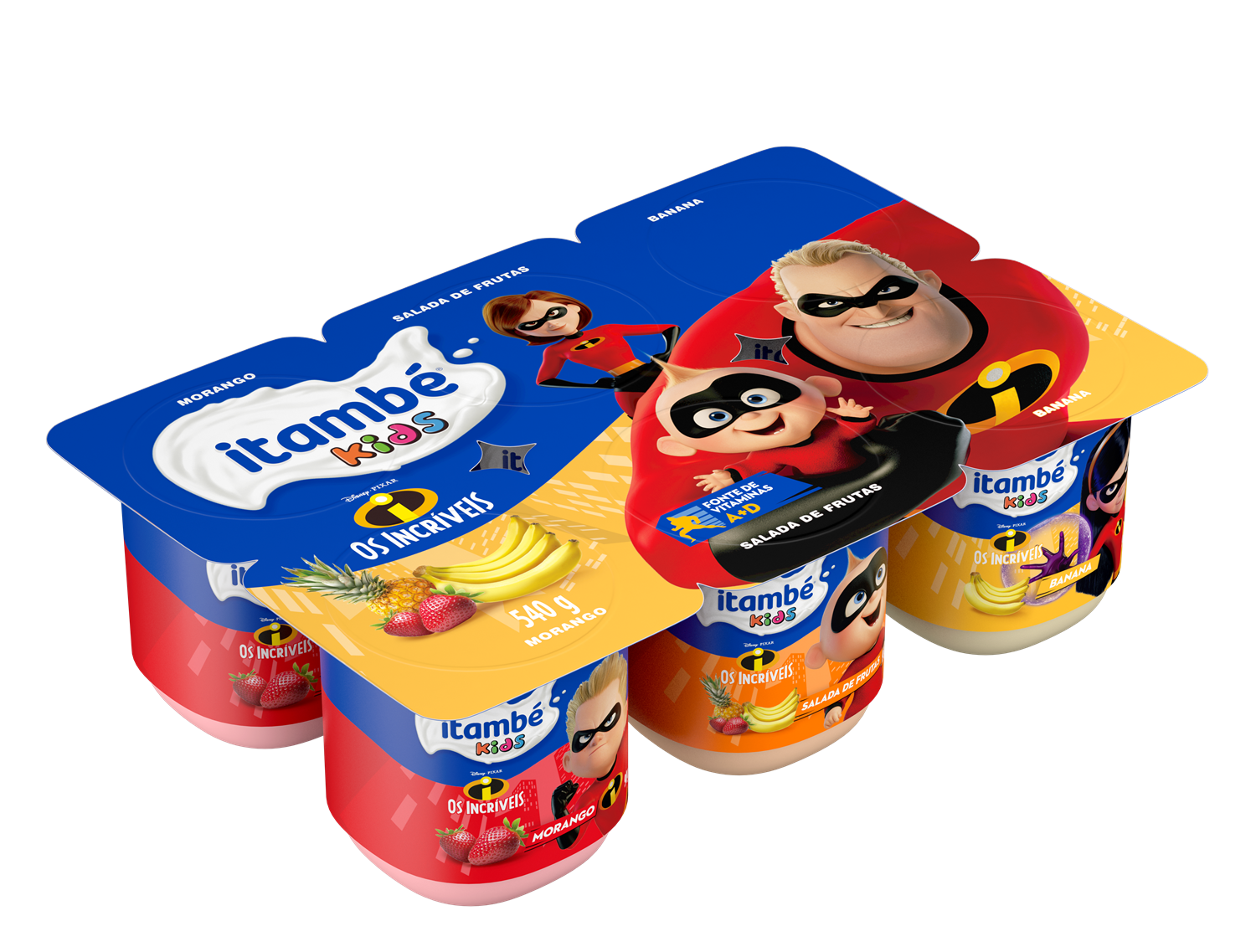 imagem de Iorgute Itambe Itambe Kids Polp Fts 510G Com 6