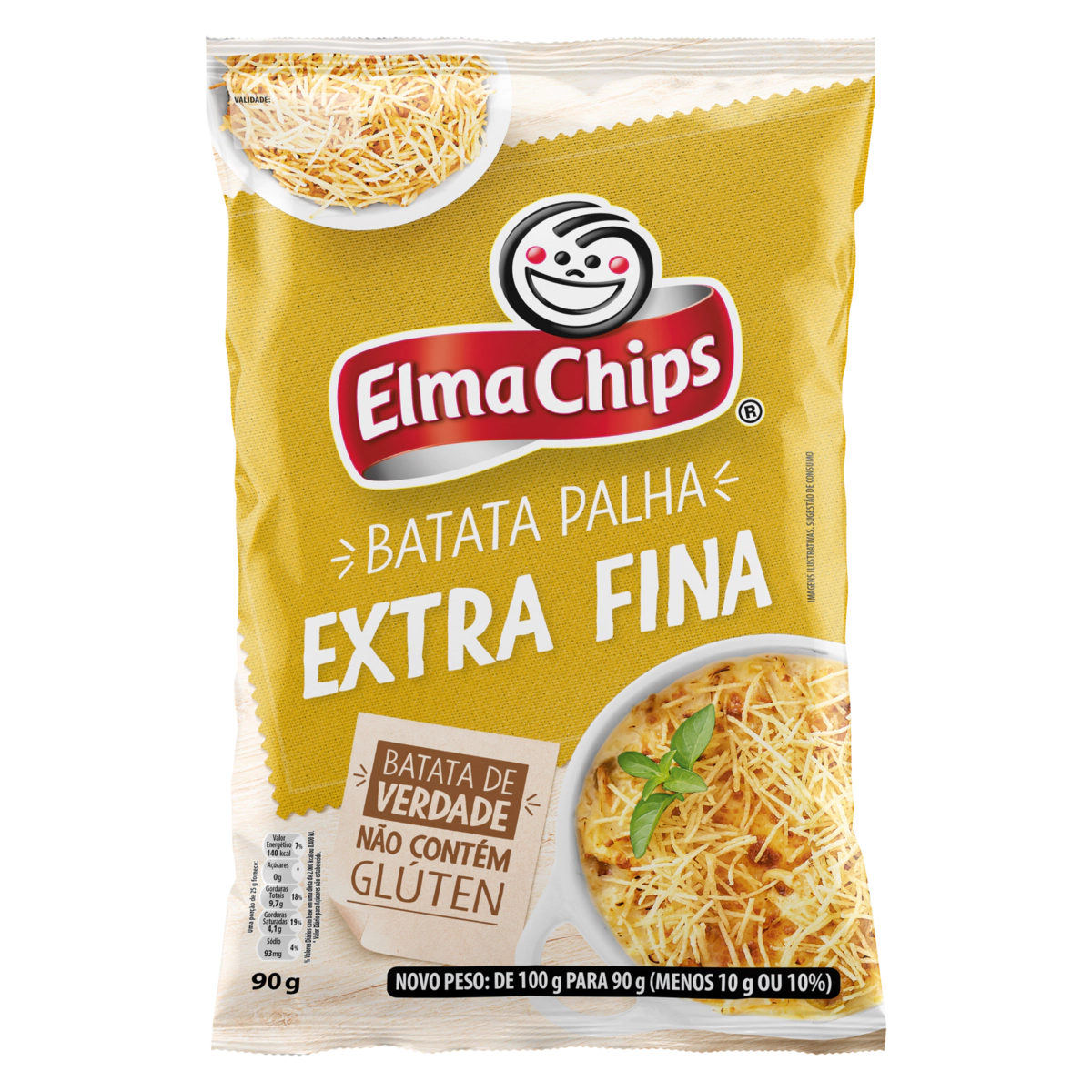 imagem de Batata Palha Elma Chips Extrato Fina 90G