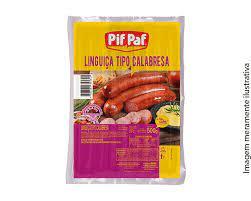 imagem de Linguica Pif Paf Calabresa 500G