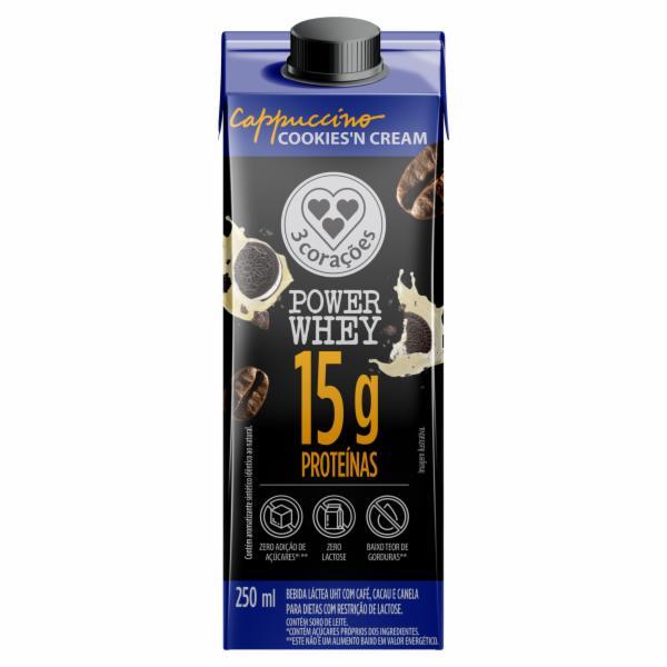 imagem de Bebida Lactea 3 Coracoes Capp Power Cook 250Ml