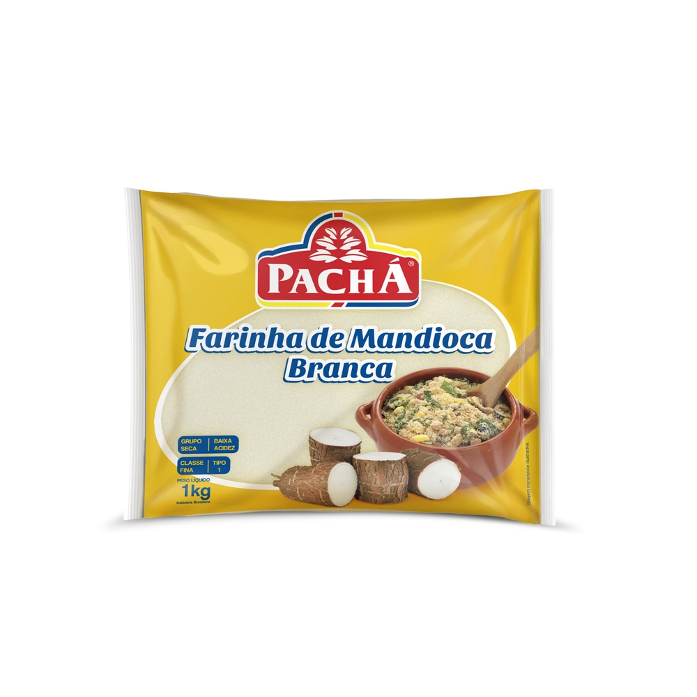 imagem de Farinha Mandioca Pacha Branca 1Kg