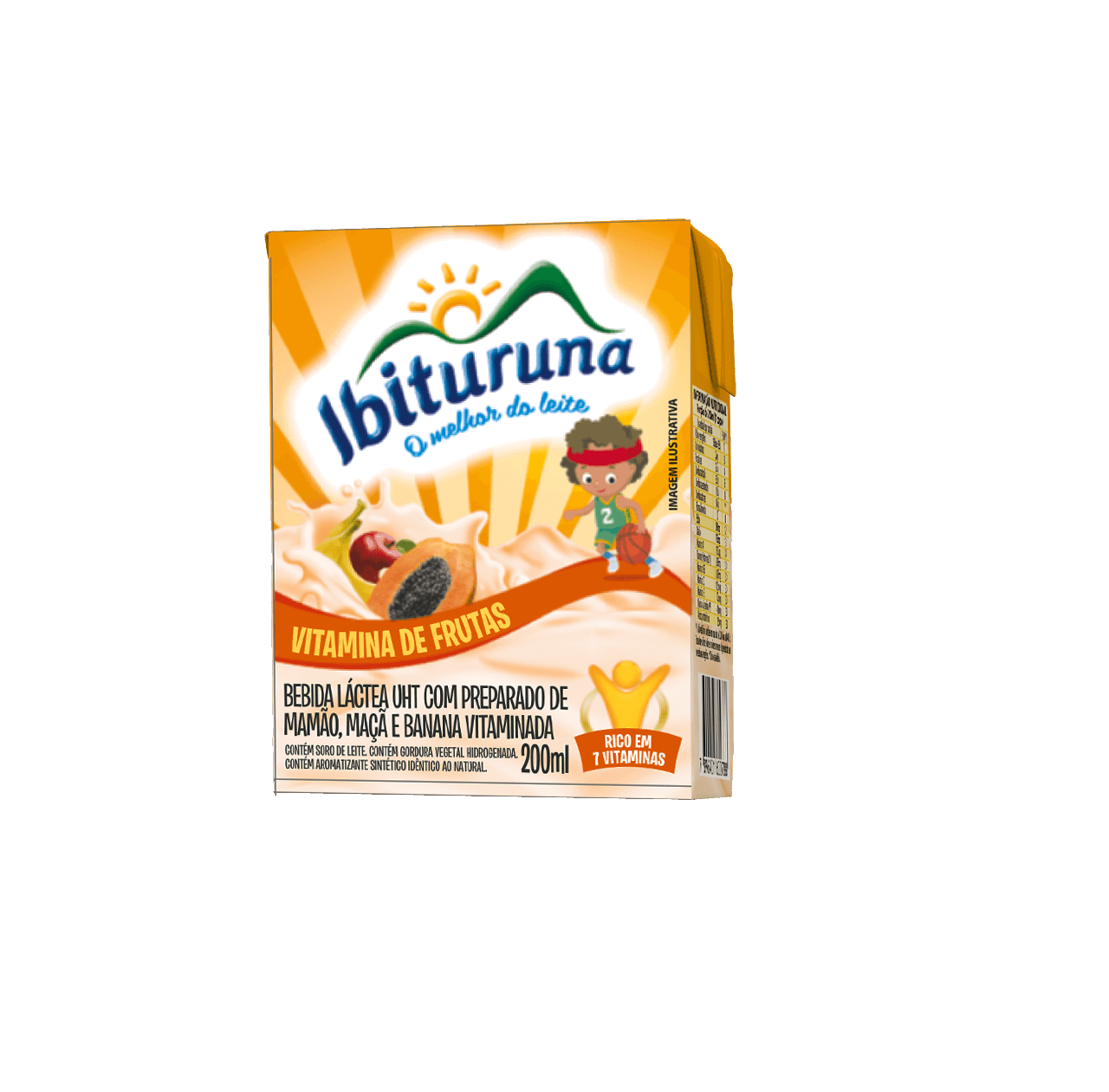 imagem de Bebida Lactea Ibituruna Vitamina Fruta 200Ml