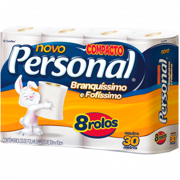 imagem de Papel Higienico Personal Neutro 8 30M