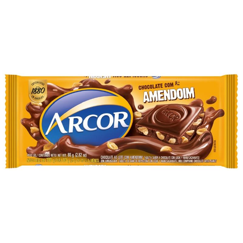 imagem de Chocolate Arcor Amendoim 80G