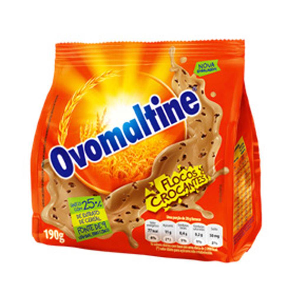 imagem de Achocolatado Ovomaltine Chocolate Fl Crocante 190G