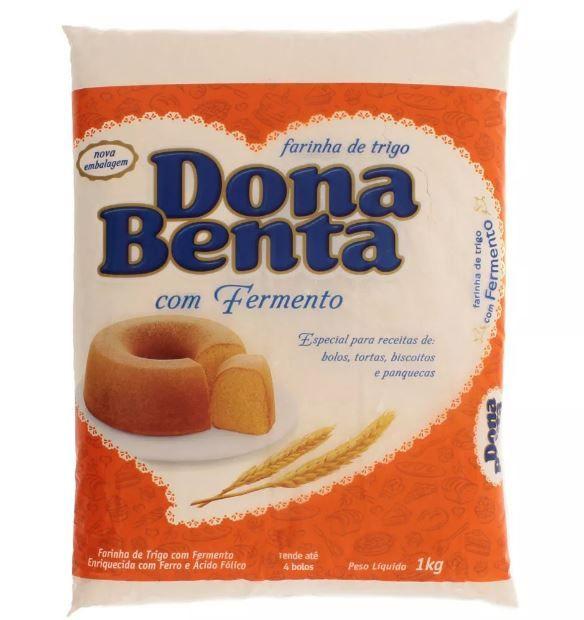 imagem de Farinha Trigo Dona Benta Com Fermento 1Kg