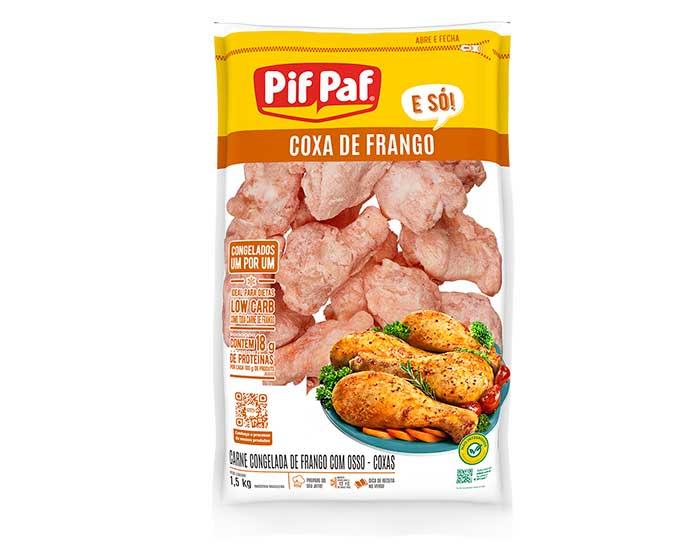 imagem de Carne Frango Pif Paf Coxa Pacote 1Kg