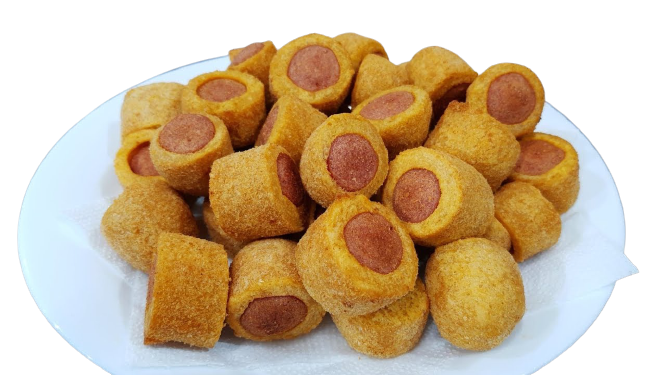 imagem de Salgadinho Irmao Enroladinho Salsicha Frito Kg