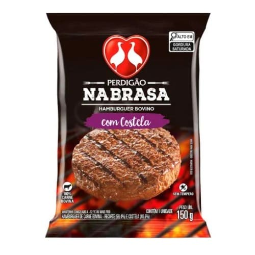 imagem de Hamb Perdigao Bovino Costela Na Brasa 150G
