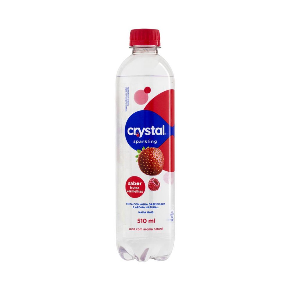 imagem de Agua Crystal Sparkling 500Ml Frut.Verm