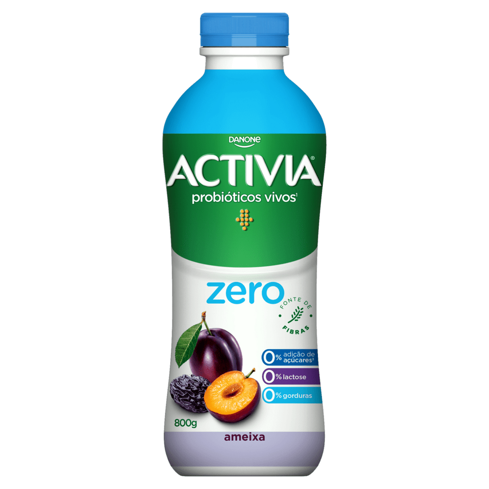 imagem de Leite Fermentado Activia Ameixa Zero 800G