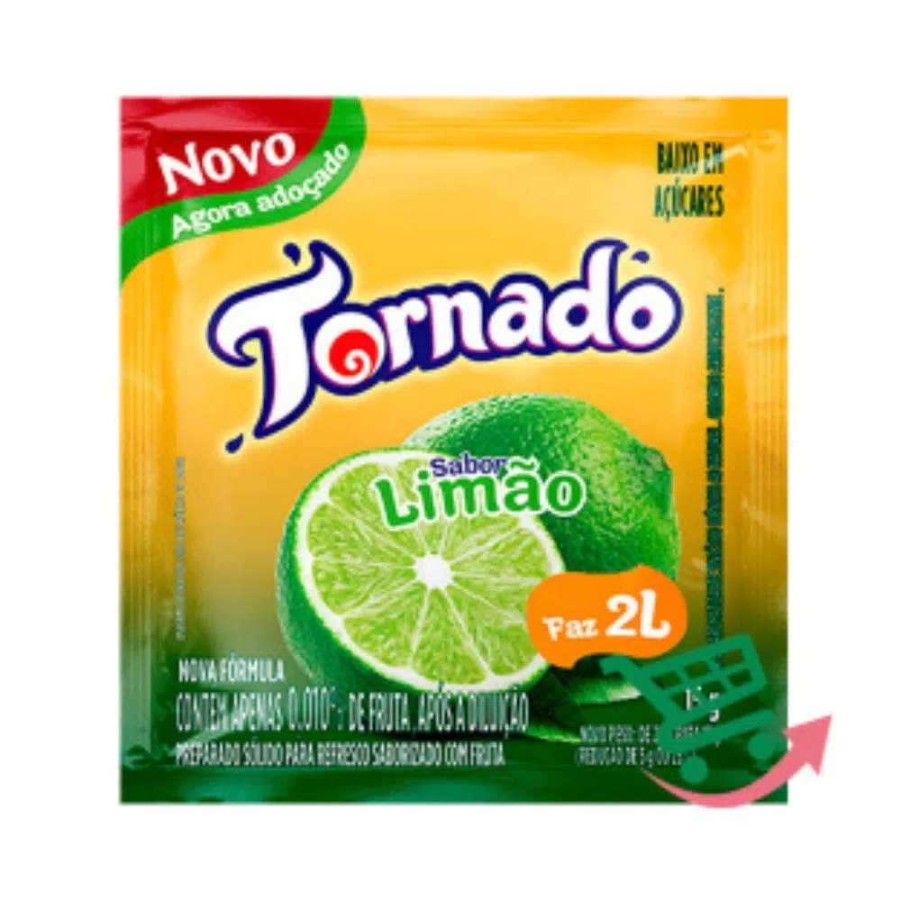 imagem de Refresco Tornado Limao 15G
