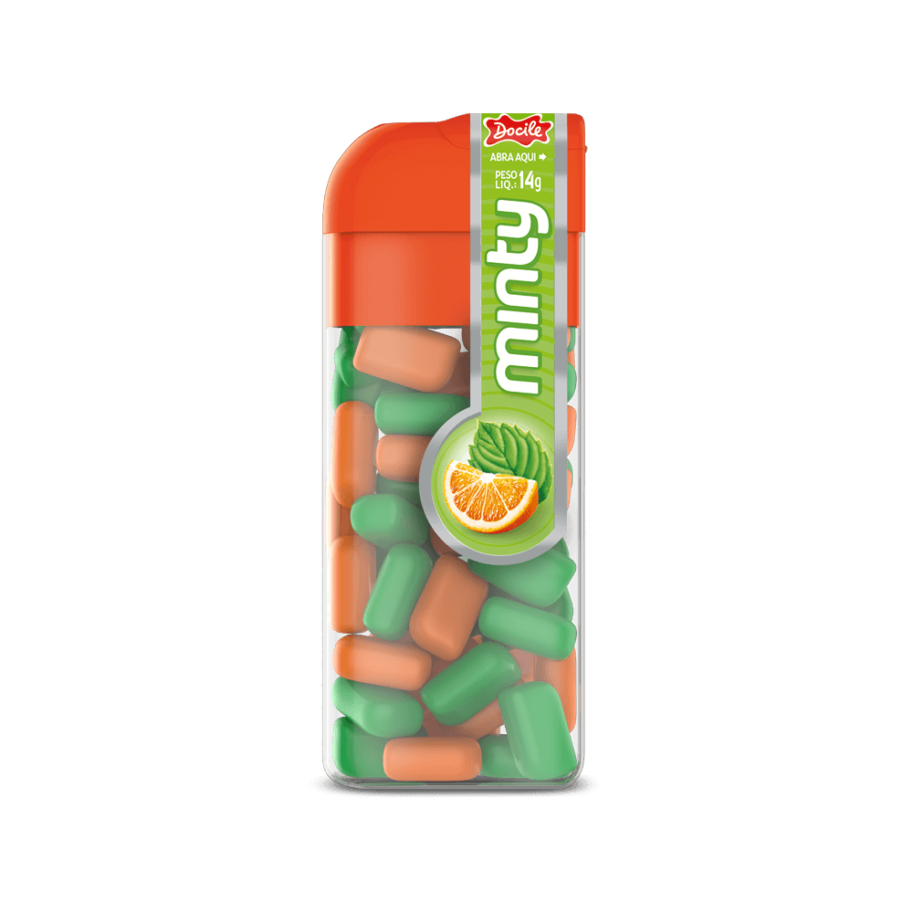 imagem de Pastilha Docile Mine Minty Hort/Lar 14G