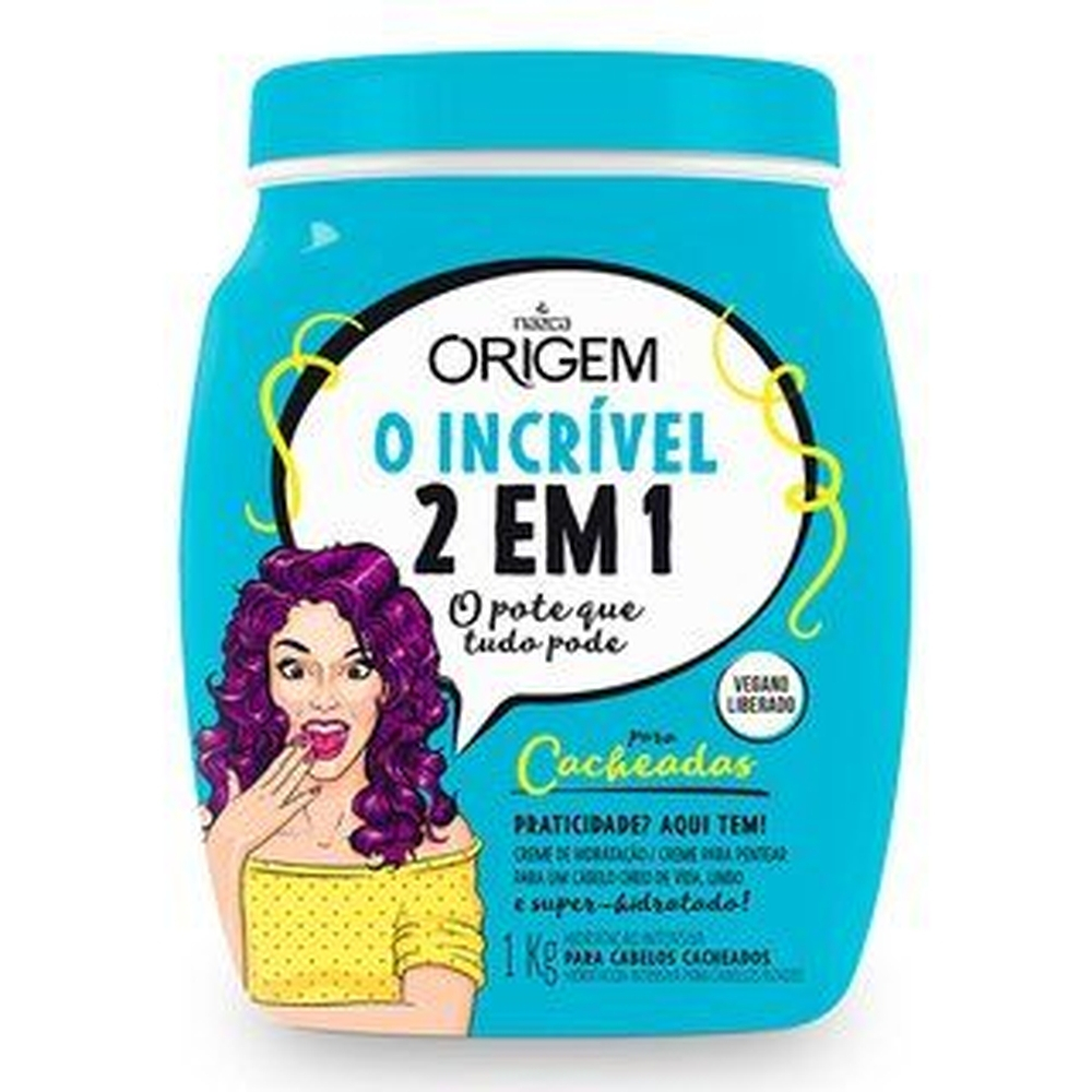 imagem de Creme Capilar Origem Hidra 1Kg 2 Em 1 Cachaca Eados