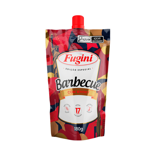 imagem de Molho Barbecue Fugini Whisky Sache 180G