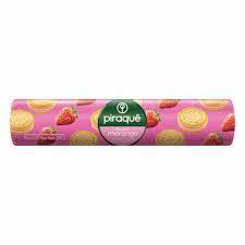 imagem de Biscoito Piraque Recheado Morango 76G