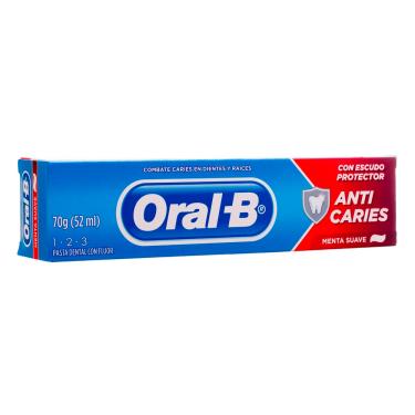 imagem de Creme Dental Oral B  70G 123 Menta Suave