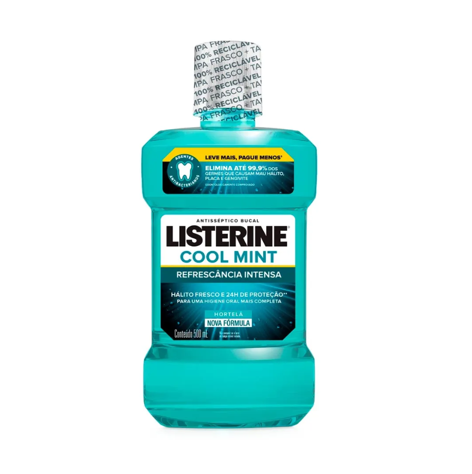 imagem de Anti Bacteriano Listerine 500Ml Cool Mint