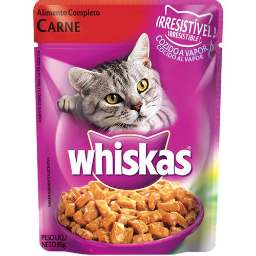 imagem de Racao Whiskas Jr Sache Carne 85G