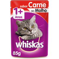 imagem de Racao Whiskas Ad Sache Carne 85G
