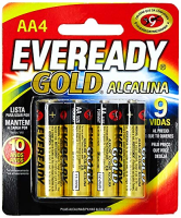 imagem de Pilha Eveready Alcalina Aa4 Peq Com 4