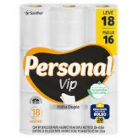 imagem de Papel Higienico Personal Folha Dupla Vip L18P16 20M