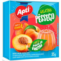 imagem de Gelatina Apti Pessego 20G