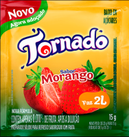 imagem de Refresco Tornado Morango 15G