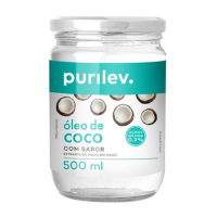 imagem de Oleo Purilev Coco Com Sabor Vidro 200Ml