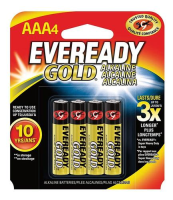 imagem de Pilha Eveready Alcalina Aaa4 Palito Com 4