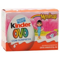 imagem de Chocolate Kinder Ovo Meninas Com 2 40G