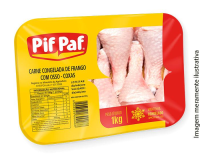 imagem de Carne Frango Pif Paf Coxigenadaa Congelado Bandeija 1Kg