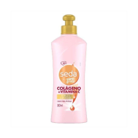 imagem de Creme Capilar De Pentear Seda 300Ml Colageno Vitcaroco