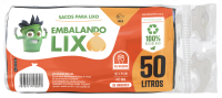 imagem de Saco Lixo Potenzzo Rolo  50L Com 30