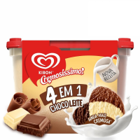 imagem de Sorvete Kibon 2L 4 Em 1 Chocoleite