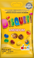 imagem de Bala Dori Disqueti Amendoim Chocolate 60G