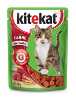 imagem de Racao Kitekat Adulto Sache Carne 70G