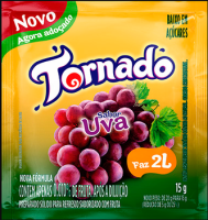 imagem de Refresco Tornado Uva 15G