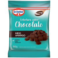 imagem de Cobertura Dr Oetker Moeda Chocolate Meio Am 350G