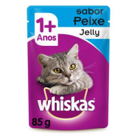 imagem de Racao Whiskas Ad Sache Peixe Jelly 85G