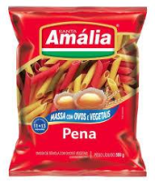 imagem de Macarrao Santa Amalia Tetracolor Pena 500G